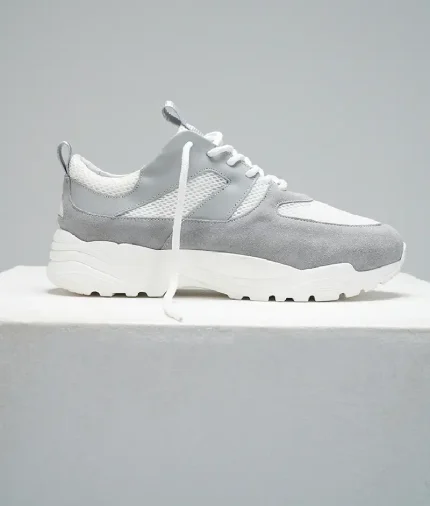 Nvlty Base Runner Sneakers White Grey (2)