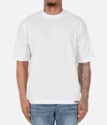 Nvlty Vintage Drop Shoulder T Shirt White (2)
