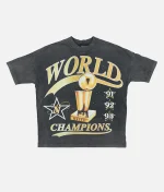 Nvlty World Champions T Shirt Washed Black (2)